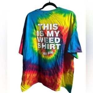 NWT Full Send Unisex Tie Dye Short Sleeve Graphic Tee Shirt - Size 2XL